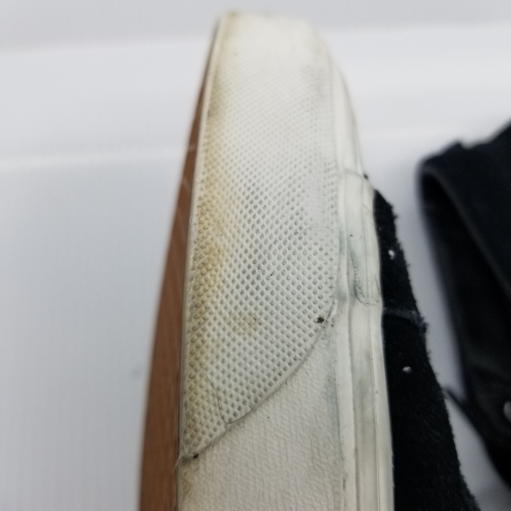SOLD..Vans Black Suede Fringe Sk8 Hi Moc Style Sneakers - Picture 11 of 13